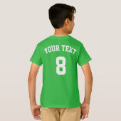 Aangepast team T-Shirts voor volleybalspeler bij j (Achterkant volledig)