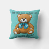 Aangepast teddykussen kussen (Achterkant)