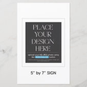 Aangepast teken - 5.5x8.5 in geschikt voor 5x7in l (Voorkant)