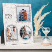 Aangepast teken met drie foto's Moderne huismuur Fotoplaat (Zijkant)