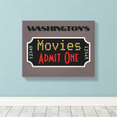 Aangepast Teken van de Cinematografische Kunst van Canvas Afdruk (Insitu (Houten vloer))