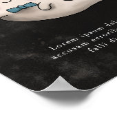 Aangepast teken voor kleine boogjongen Ghost Baby Poster (Hoek)