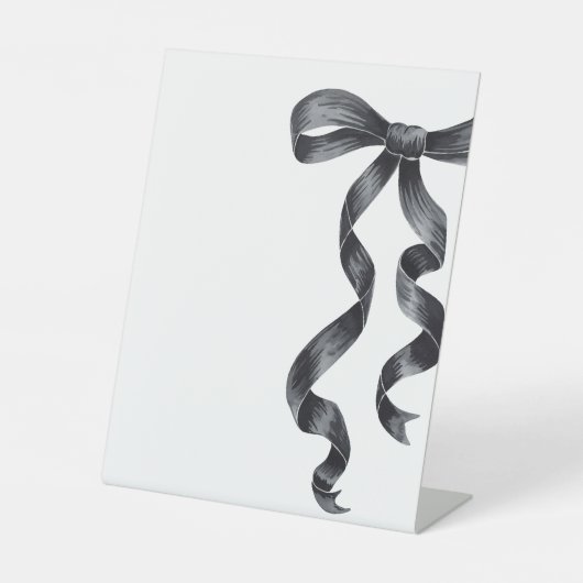 Aangepast teken voor zwarte boog reclamebord met voetstuk (Voorkant)