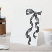 Aangepast teken voor zwarte boog reclamebord met voetstuk (Insitu)