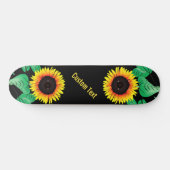 Aangepast tekenskateboard met zonnebloemen persoonlijk skateboard (Horizontaal)