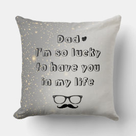 Aangepast tekst Vaderdag-Sierkussen Kussen