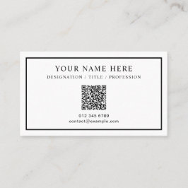 Aangepast tekst Visitekaartje met een formeel tint