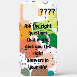Aangepast tekstcitaat of favoriete idioom abstract Case-Mate iPhone case