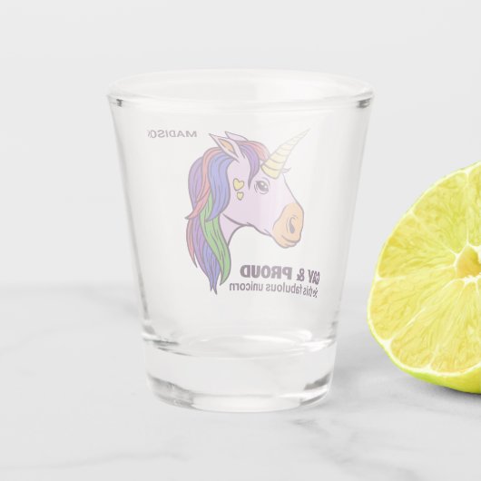 Aangepast tekstgade-eenheid shot glas (Achterkant)