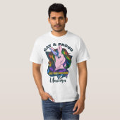 Aangepast tekstgade-eenheid t-shirt (Voorkant volledig)