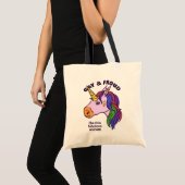 Aangepast tekstgade-eenheid tote bag (Voorkant (product))
