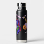 Aangepast tekstgade-eenheid waterfles (Rechts)