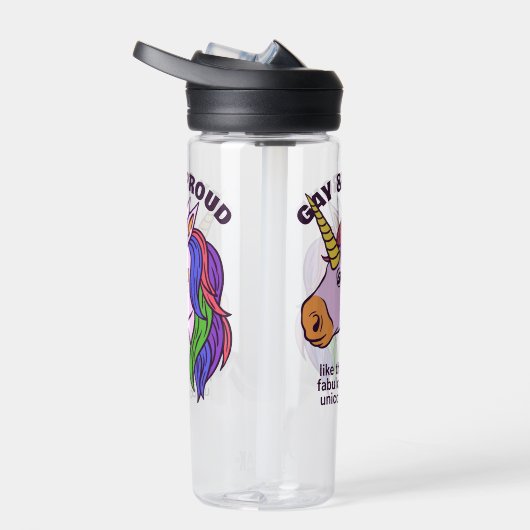 Aangepast tekstgade-eenheid waterfles (Rechts)