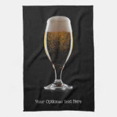 Aangepast tekstglas voor bier theedoek (Verticaal)