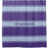 Aangepast tekstgordijn voor striptiepatroon douchegordijn (Voorkant)