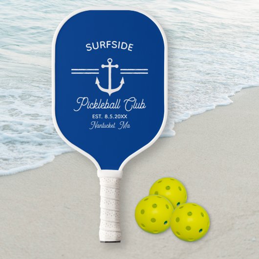 Aangepast tekstkaartje voor auteur-anker Picklebal Pickleball Paddle
