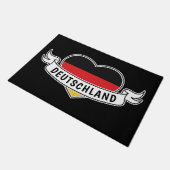 aangepast tekstmodel voor de Duitse liefde Deurmat (Schuin)