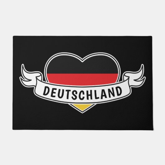 aangepast tekstmodel voor de Duitse liefde Deurmat (Voorkant)
