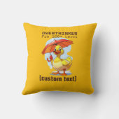 Aangepast tekstoverdenkerontwerp kussen (Achterkant)