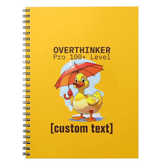 Aangepast tekstoverdenkerontwerp notitieboek (Voorkant)