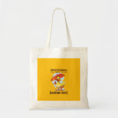 Aangepast tekstoverdenkerontwerp tote bag (Voorkant)