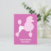 Aangepast tekstroze gereedschap briefkaart (Staand voorkant)