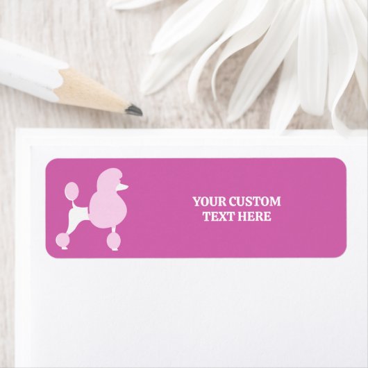 Aangepast tekstroze gereedschap etiket (Insitu)