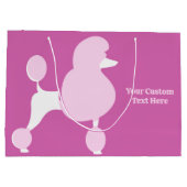 Aangepast tekstroze gereedschap groot cadeauzakje (Achterkant)