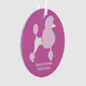 Aangepast tekstroze gereedschap ornament (voorkant)