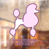 Aangepast tekstroze gereedschap raamsticker (Vel 2)