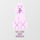 Aangepast tekstroze gereedschap raamsticker (Vel)