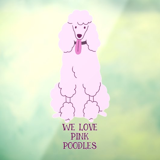 Aangepast tekstroze gereedschap raamsticker (Vel 3)