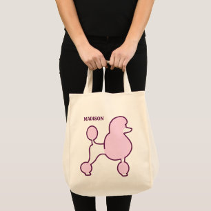 Aangepast tekstroze gereedschap tote bag