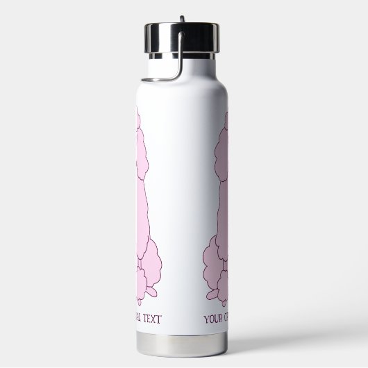 Aangepast tekstroze gereedschap waterfles (Rechts)