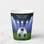 Aangepast tekststadion papieren bekers (Achterkant)