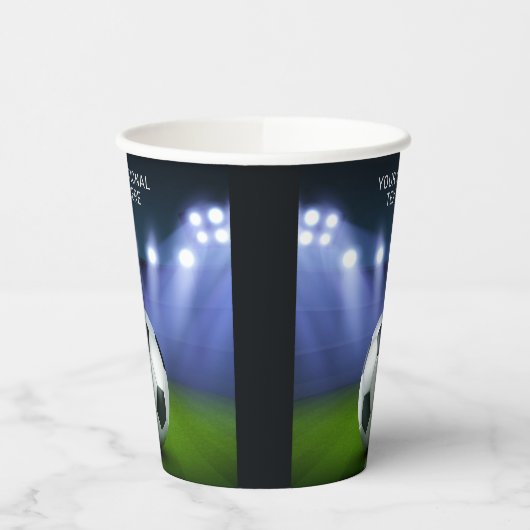 Aangepast tekststadion papieren bekers (Links)