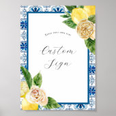 Aangepast tekstteken voor Lemon Poster (Voorkant)