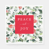 Aangepast tekstvakantiepaper Napkin Servet (Voorkant)