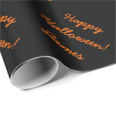 Aangepast tekstverpakkingspapier voor Happy Hallow Cadeaupapier (Rol Hoek)