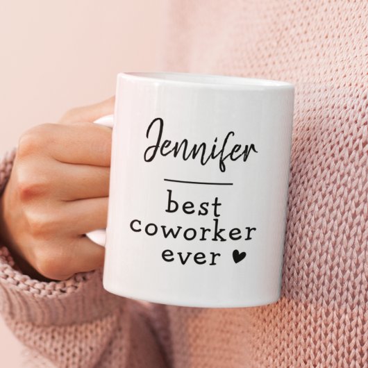 Aangepast tekstwerk Bestie Medewerker Colleague Fu Koffiemok