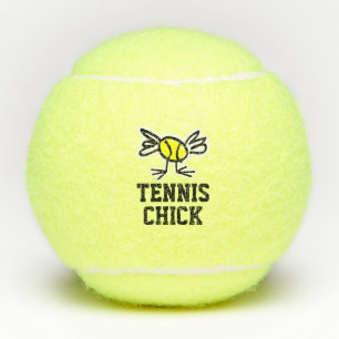 Aangepast tennisbal cadeau met schattige kikkerste tennisballen