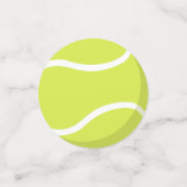 aangepast tennisfeest confetti (Kleine voorkant)