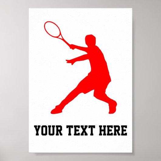 Aangepast tennisposter voor slaapkamer van kind poster (Voorkant)