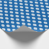 Aangepast tennisthema Verpakkingspapier op feestda Cadeaupapier (Hoek)