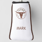 Aangepast Texas Longhorn Golfheadcover (Draai 90)