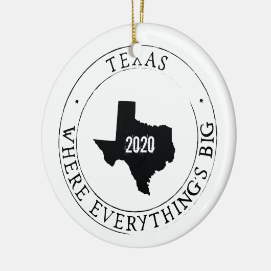 Aangepast Texas Ornament (Links)