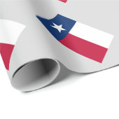 Aangepast Texas vlag Birthday wrappaper Cadeaupapier (Rol Hoek)