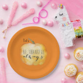 Aangepast THANKFUL ALTIJD Thanksgiving tabel Sinaa Papieren Bordje (Feest)