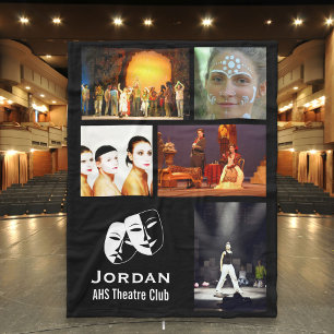 Aangepast theater, Drama Club 5 Foto Collage Fleece Deken