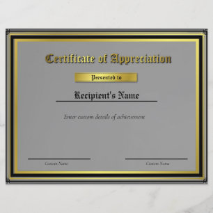 Aangepast thin blue line-vlaggencertificaat